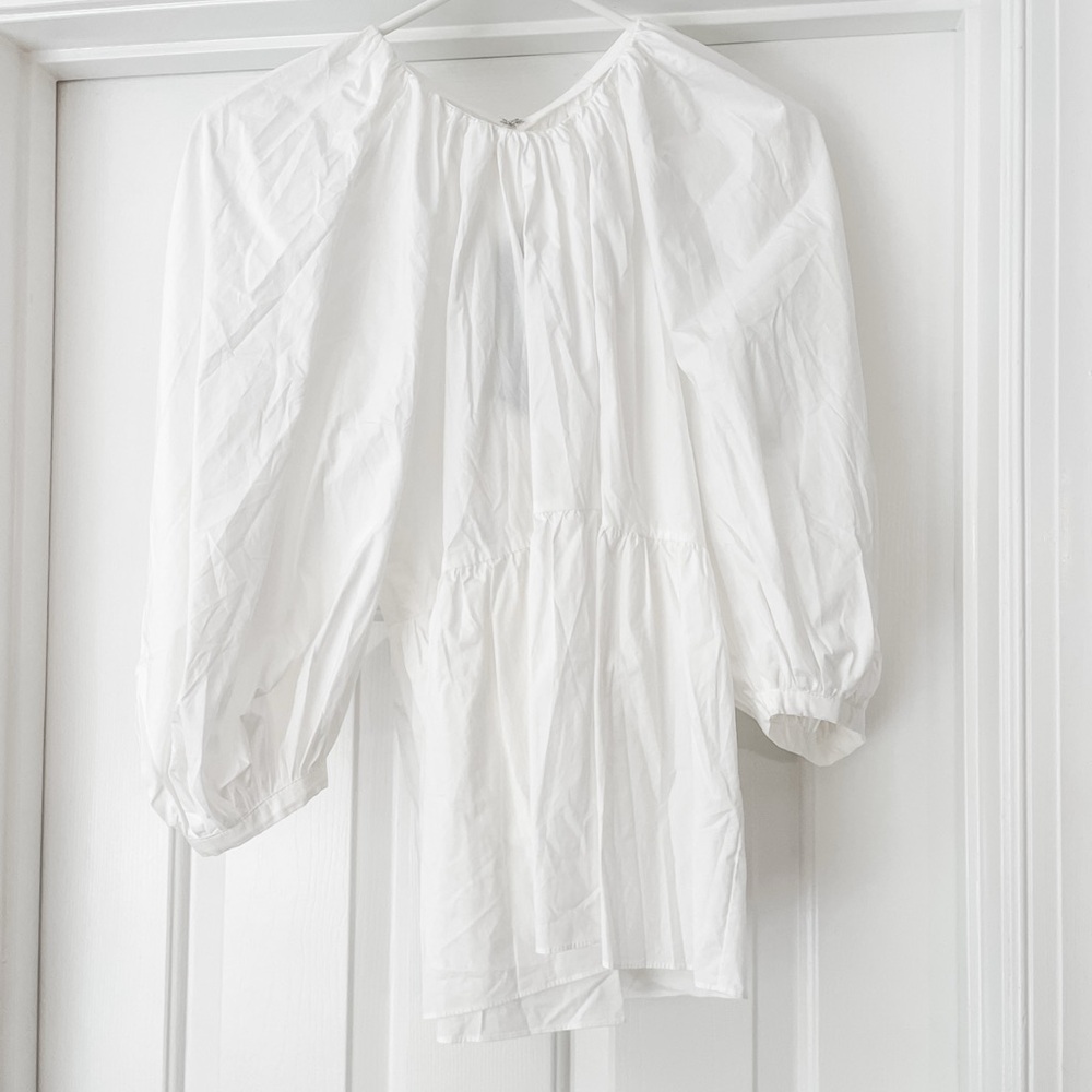 Tuckernuck White bow back Women's Top